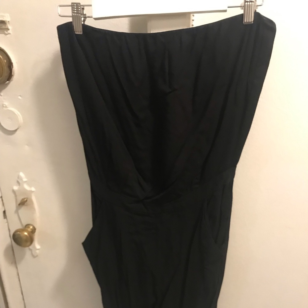 Strapless Black Buffalo Romper